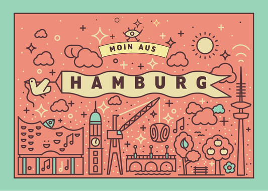 Postkarte Hamburg